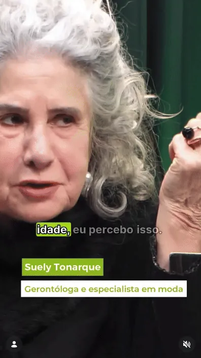 Corte do Podcast 60+ com especialista convidada.