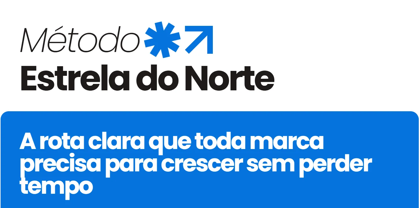 Composto por seis pilares essenciais, o Método Estrela do Norte funciona como o filtro tático indispensável que direciona a IA para acelerar resultados de negócio em vez de replicar a mediocridade do mercado. Reprodução: Media.K.